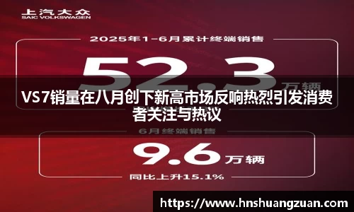 VS7销量在八月创下新高市场反响热烈引发消费者关注与热议