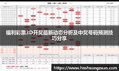 福利彩票3D开奖最新动态分析及中奖号码预测技巧分享